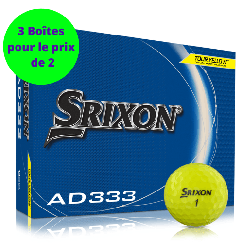 Balles de golf Srixon - AD 333 - x12 jaune - Horslimits - balles de golf