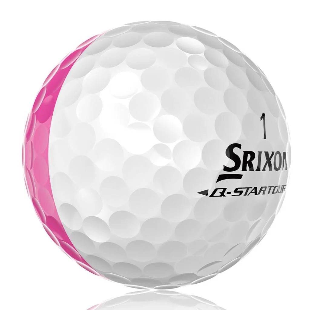 Balles de golf Srixon Q - Star Tour Divide Rose et Blanc - Horslimits - balles de golf