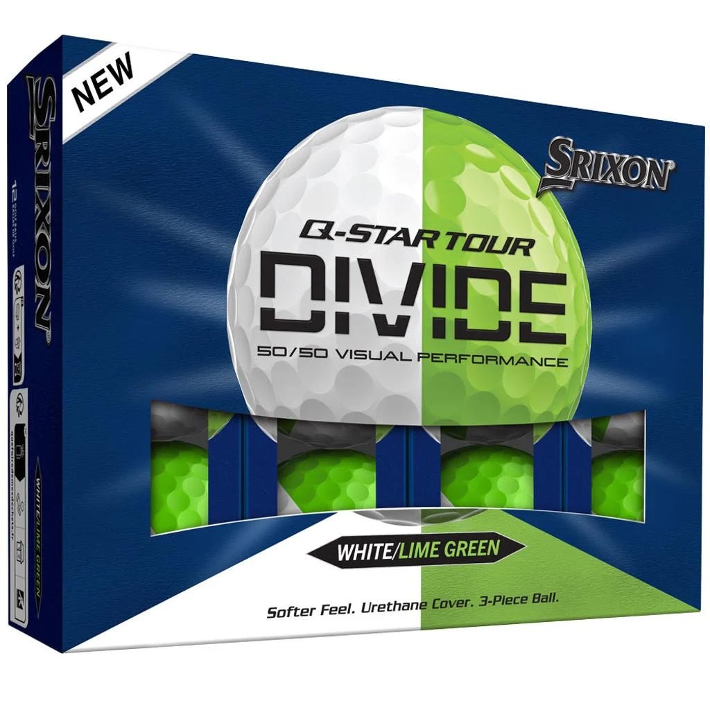 Balles de golf Srixon Q - Star Tour Divide Vert et Blanc - Horslimits - balles de golf