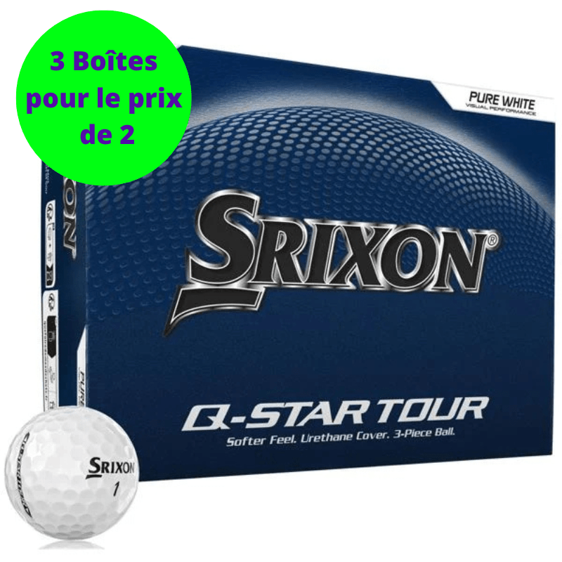Balles de golf Srixon - Q - Star Tour - x12 Blanc - Horslimits - balles de golf