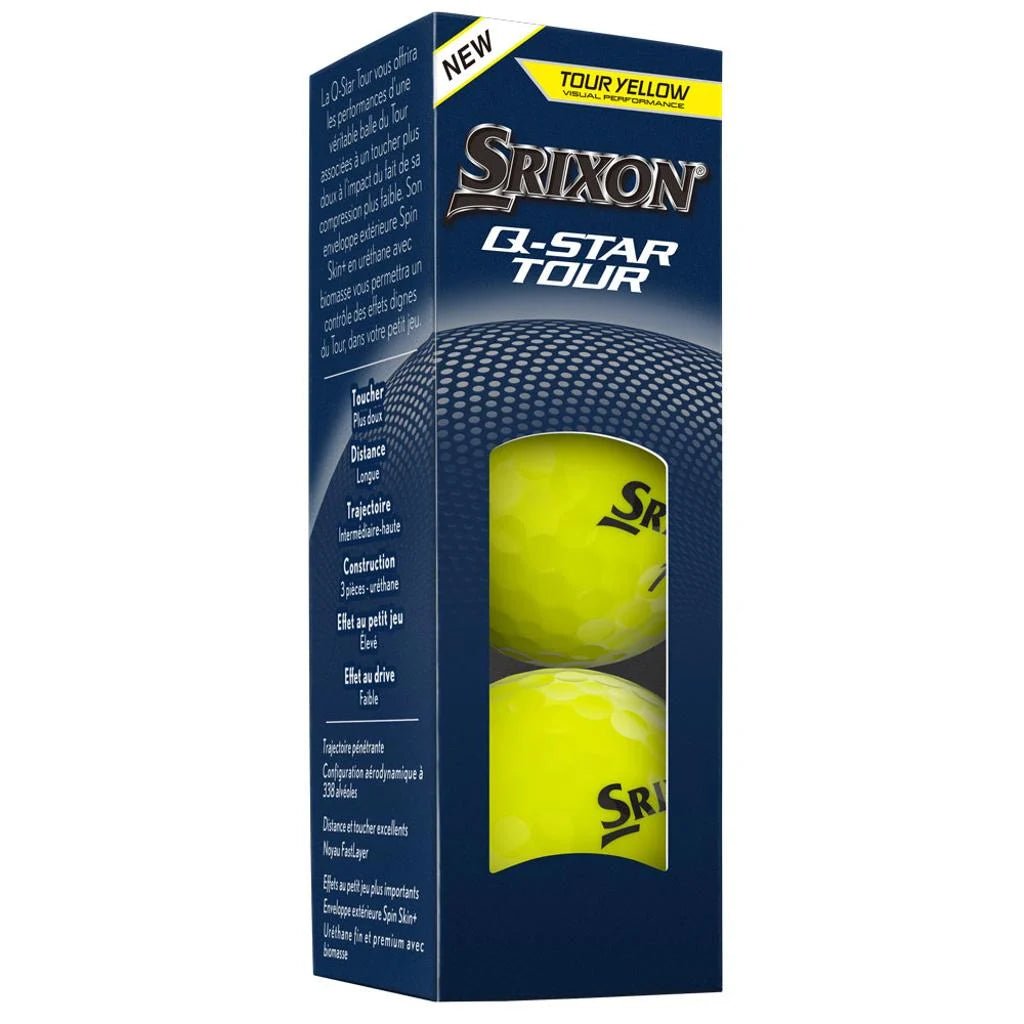 Balles de golf Srixon - Q - Star Tour - x12 Jaune - Horslimits - balles de golf