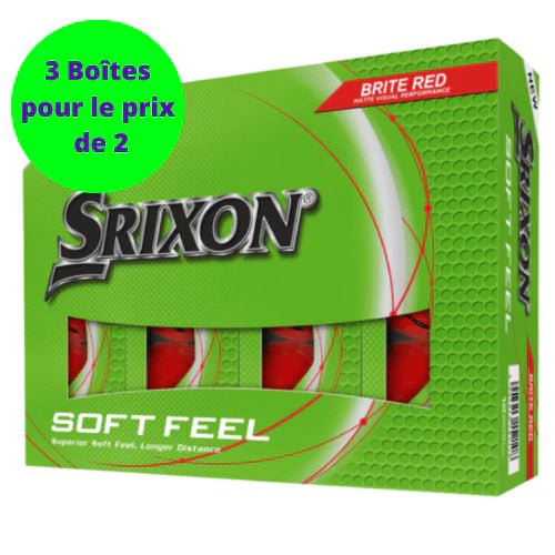 Balles de golf Srixon - Soft Feel - Horslimits - balles de golf