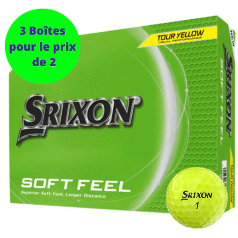 Balles de golf Srixon - Soft Feel - Horslimits - balles de golf