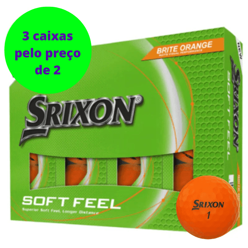 Balles de golf Srixon - Soft Feel Brite Matte x12 Orange - Horslimits - balles de golf
