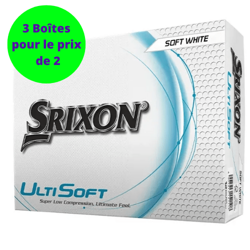 Balles de golf Srixon - Ulti Soft - x12 Blanc PT - Horslimits - balles de golf