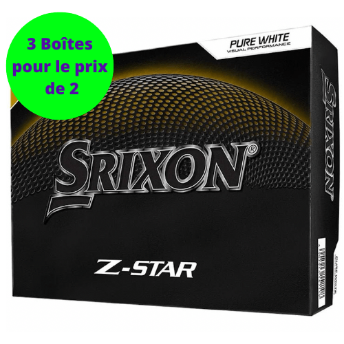 Balles de golf Srixon - Z - Star x12 Blanc PT - Horslimits - balles de golf