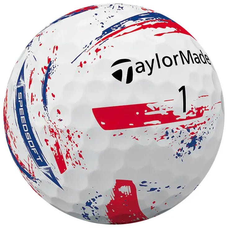 Balles de golf Taylormade - Speed soft Ink x12 Bleu / rouge - Horslimits - balles de golf