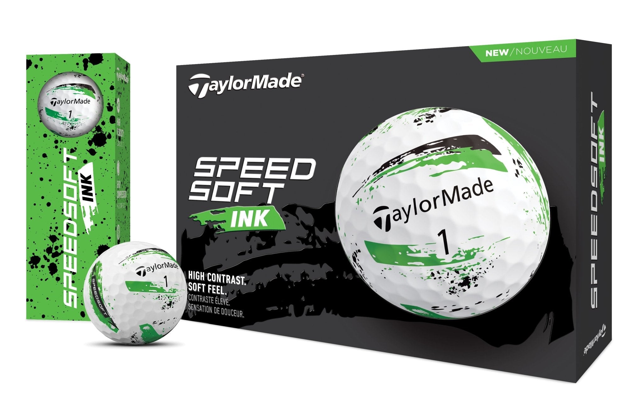 Balles de golf Taylormade - Speed soft Ink x12 Vert - Horslimits - balles de golf