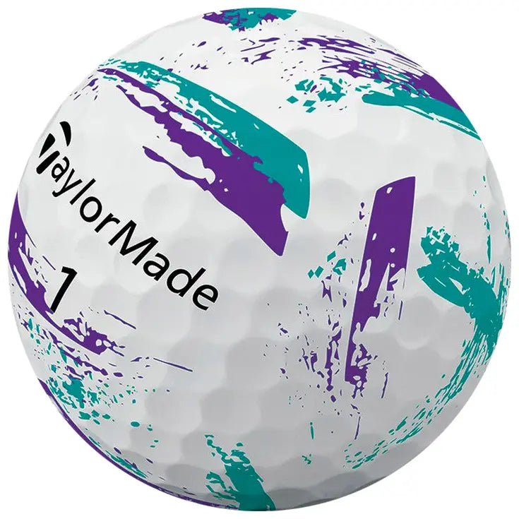Balles de golf Taylormade - Speed soft Ink x12 Violet / Turquoise - Horslimits - balles de golf