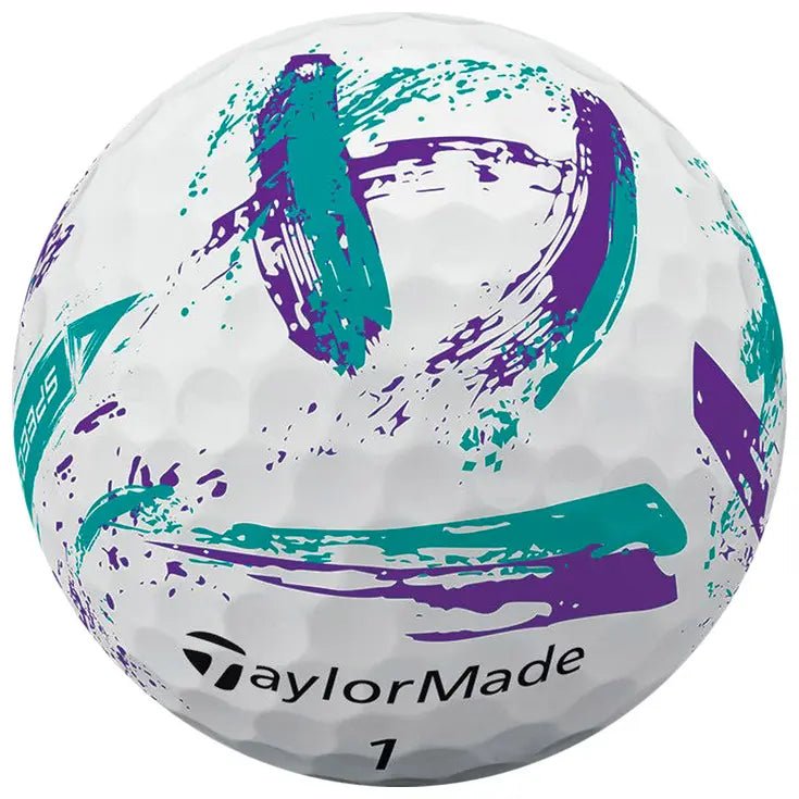 Balles de golf Taylormade - Speed soft Ink x12 Violet / Turquoise - Horslimits - balles de golf