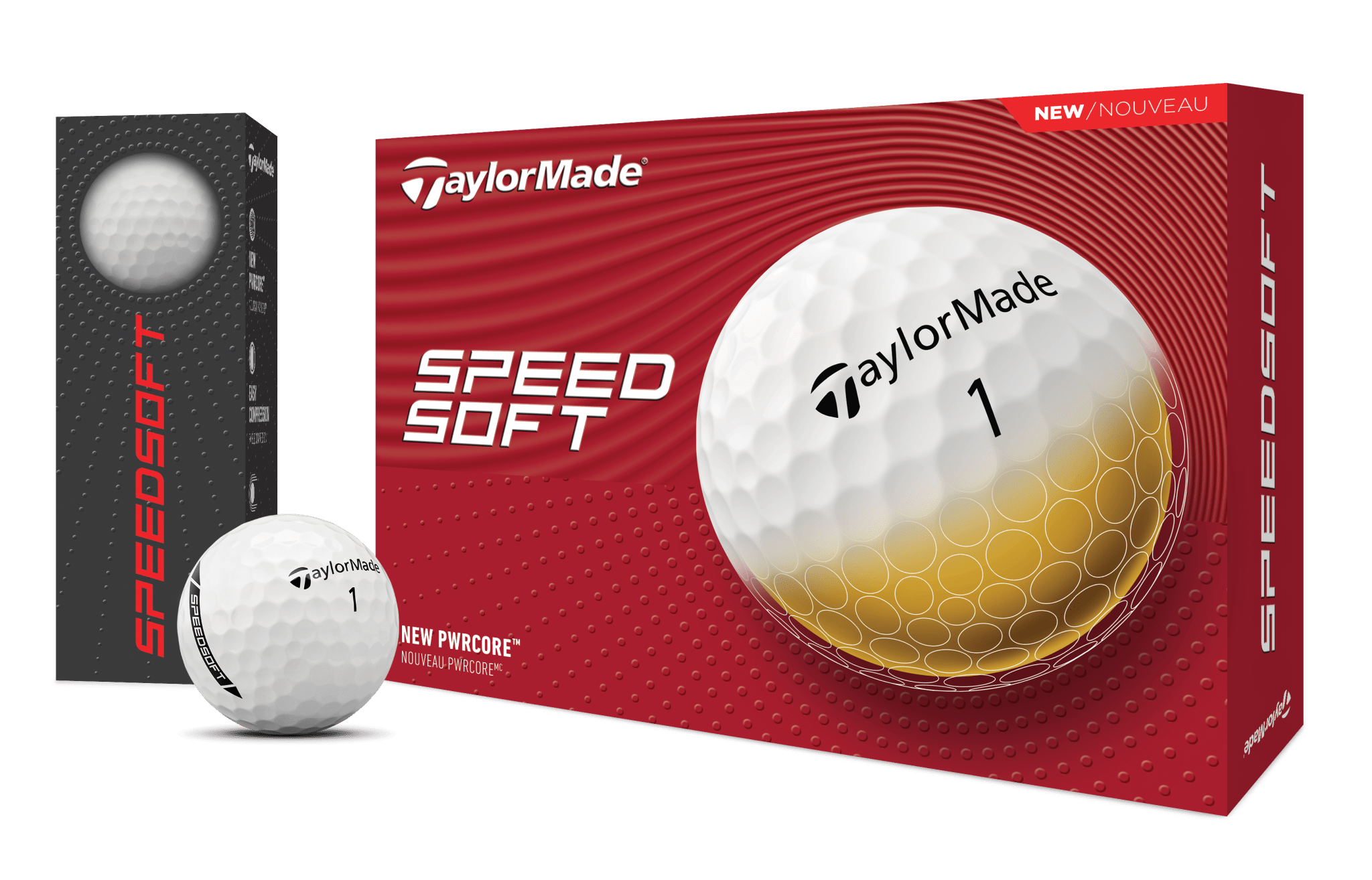 Balles de golf Taylormade - Speed soft x12 Blanc - Horslimits - balles de golf