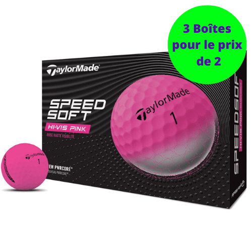 Balles de golf Taylormade - Speed soft x12 Rose PT - Horslimits - balles de golf