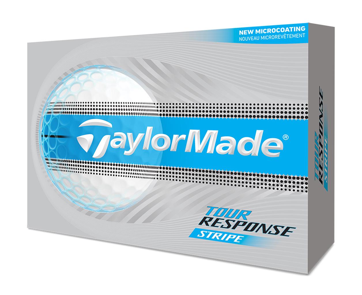 Balles de golf Taylormade - Tour Response Stripe Neon x12 Bleu - Horslimits - balles de golf