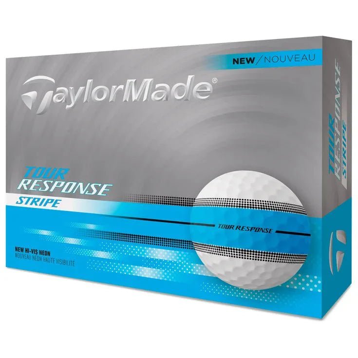 Balles de golf Taylormade - Tour Response Stripe Neon x12 Bleu PT - Horslimits - balles de golf