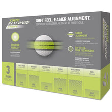 Charger l&#39;image dans la galerie, Balles de golf Taylormade - Tour Response Stripe Neon x12 Jaune - Horslimits - balles de golf
