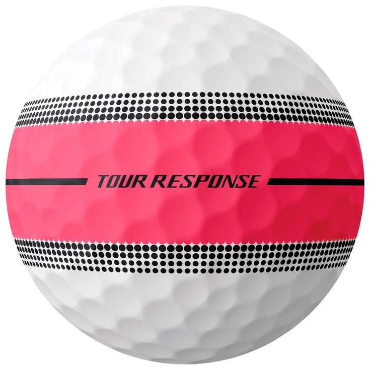 Balles de golf Taylormade - Tour Response Stripe Neon x12 Rose - Horslimits - balles de golf