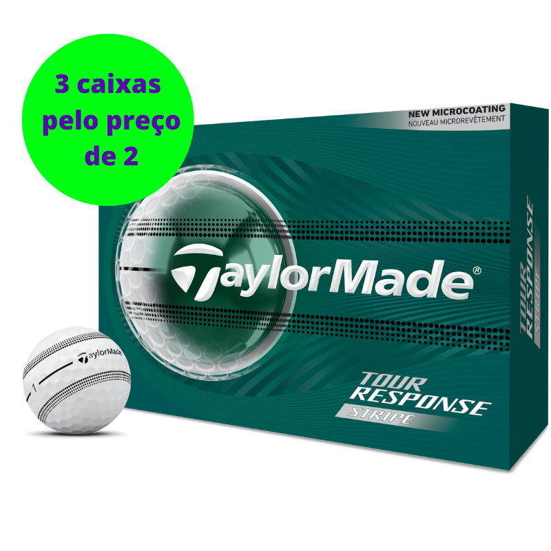Balles de golf Taylormade - Tour Response Stripe x12 Blanc - Horslimits - balles de golf