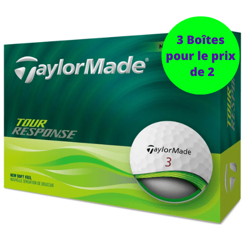 Balles de golf Taylormade - Tour Response x12 Blanc - Horslimits - balles de golf