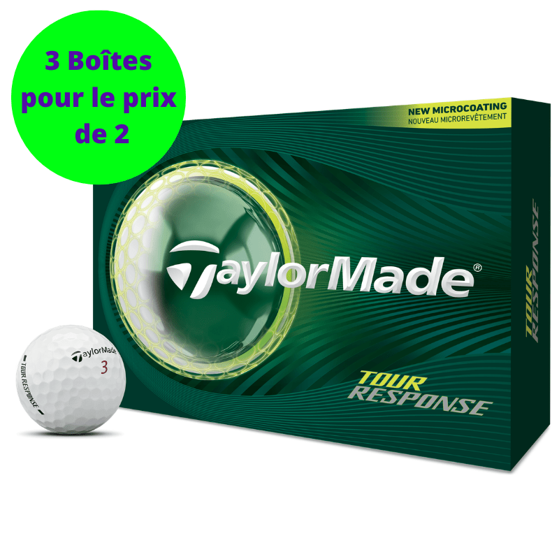 Balles de golf Taylormade - Tour Response x12 Blanc - Horslimits - balles de golf