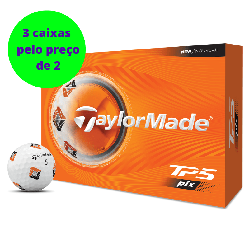 Balles de Golf - Taylormade - TP5 PIX x12 Blanc - Horslimits - balles de golf