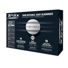 Charger l&#39;image dans la galerie, Balles de golf Taylormade TP5 X Stripe Blanc - Horslimits - balles de golf
