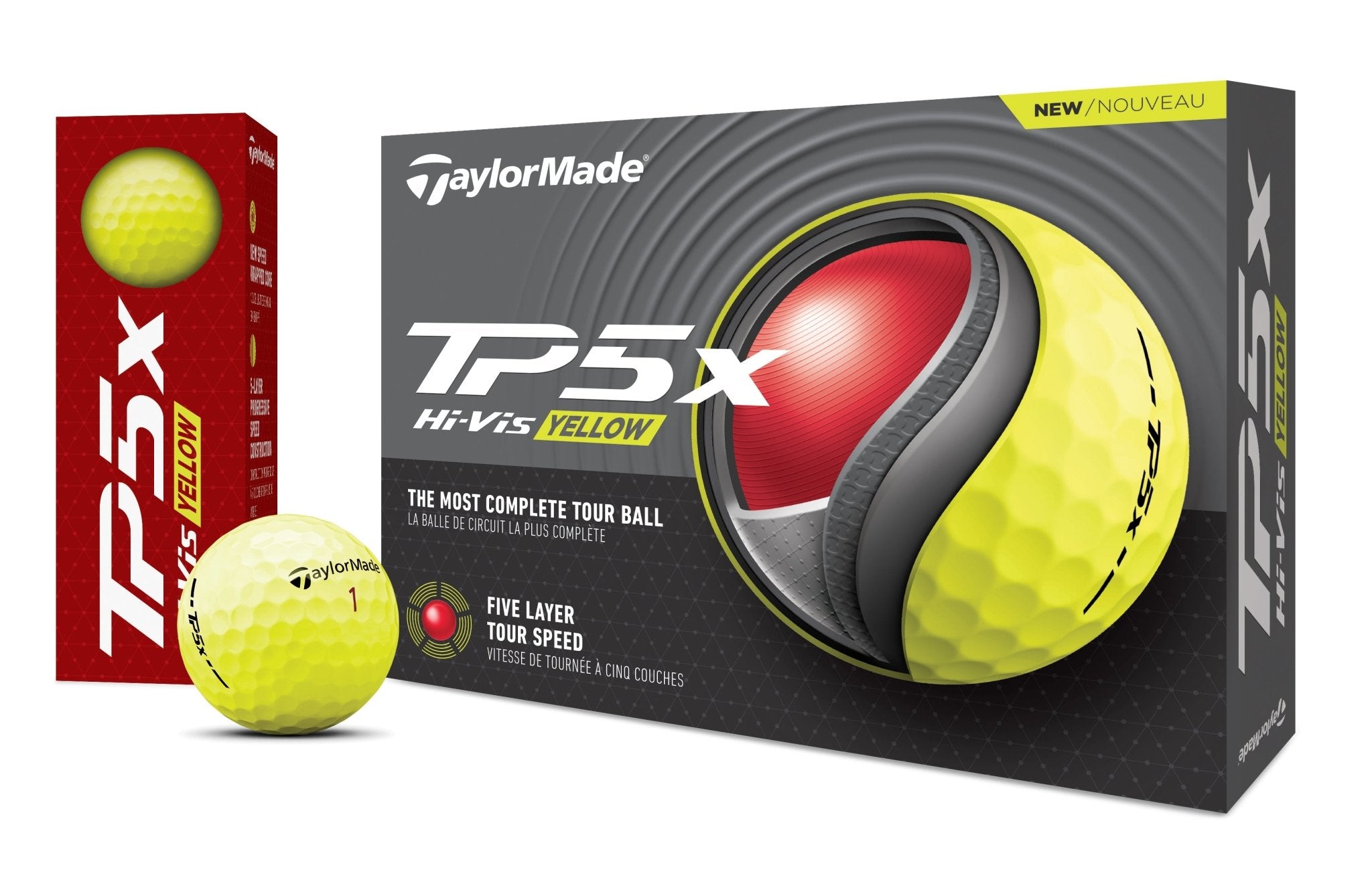 Balles de golf Taylormade - TP5 X x12 Jaune - Horslimits - balles de golf