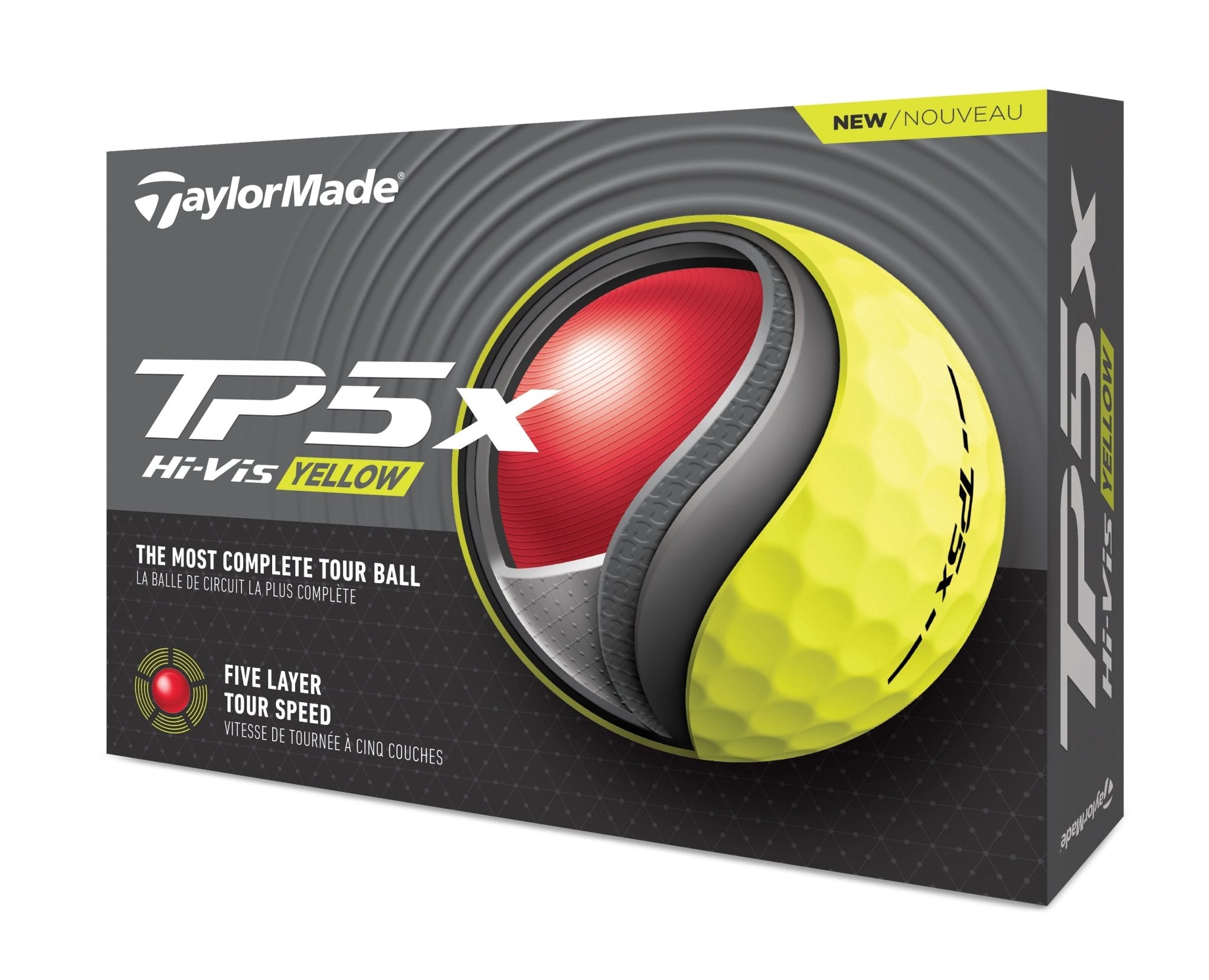 Balles de golf Taylormade - TP5 X x12 Jaune - Horslimits - balles de golf