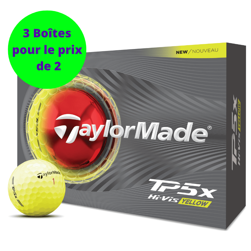 Balles de golf Taylormade - TP5 X x12 Jaune - Horslimits - balles de golf