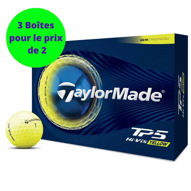 Balles de golf Taylormade - TP5 x12 Jaune - Horslimits - balles de golf