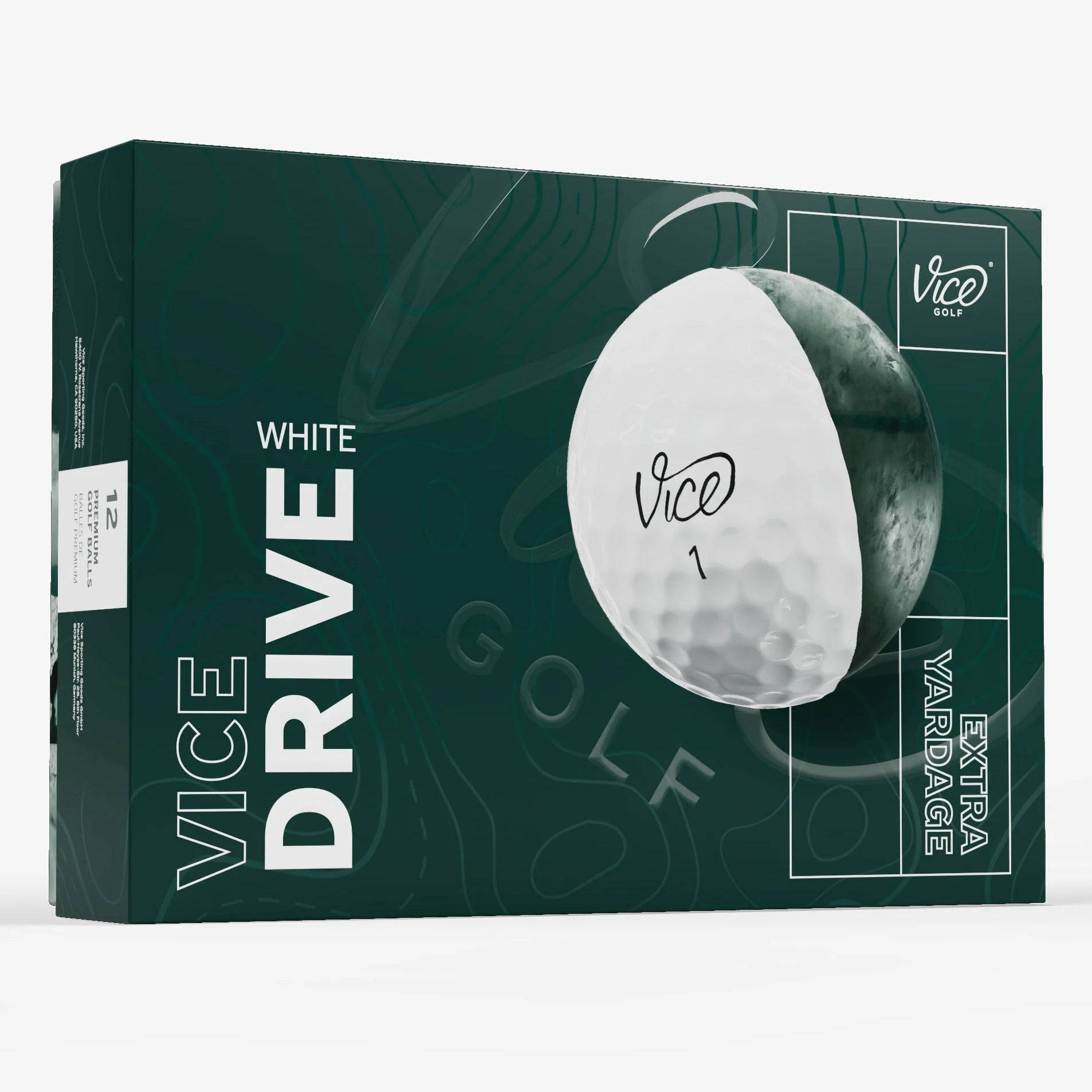 Balles de golf Vice - Drive Blanche - Horslimits - balles de golf