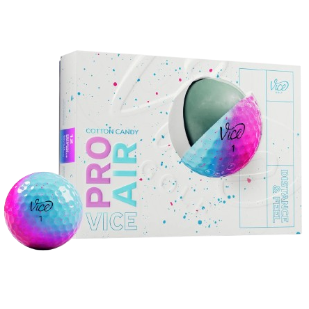 Balles de golf Vice - Pro Air - Cotton Candy - Horslimits - balles de golf