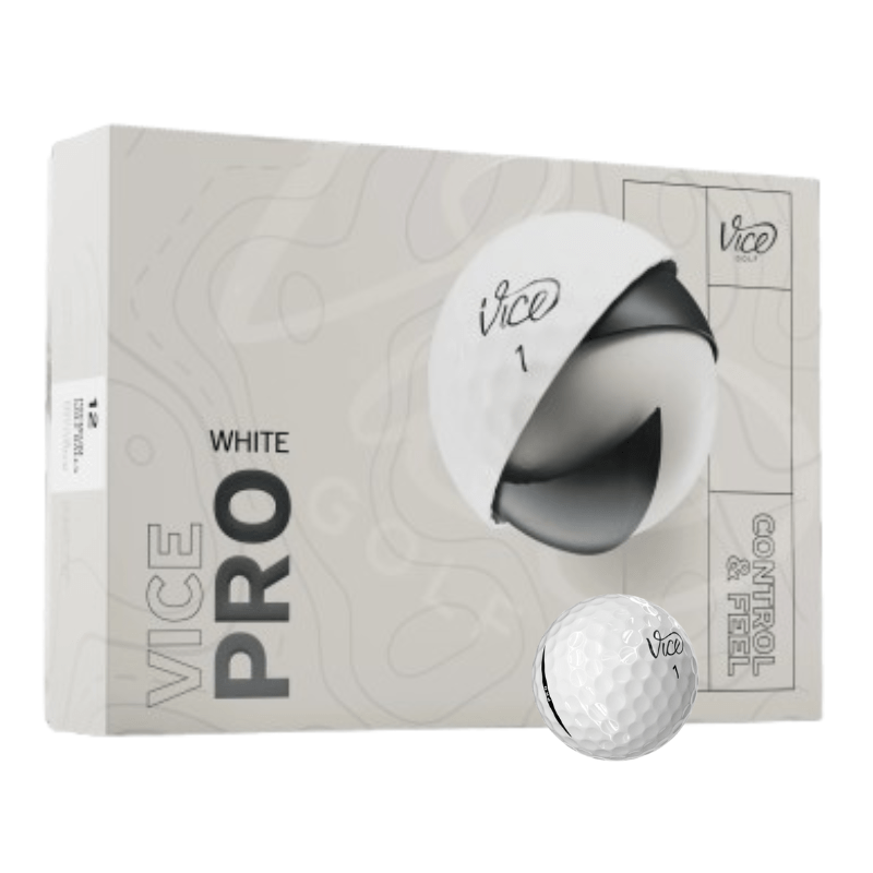 Balles de golf Vice - Pro - Blanche - Horslimits - balles de golf