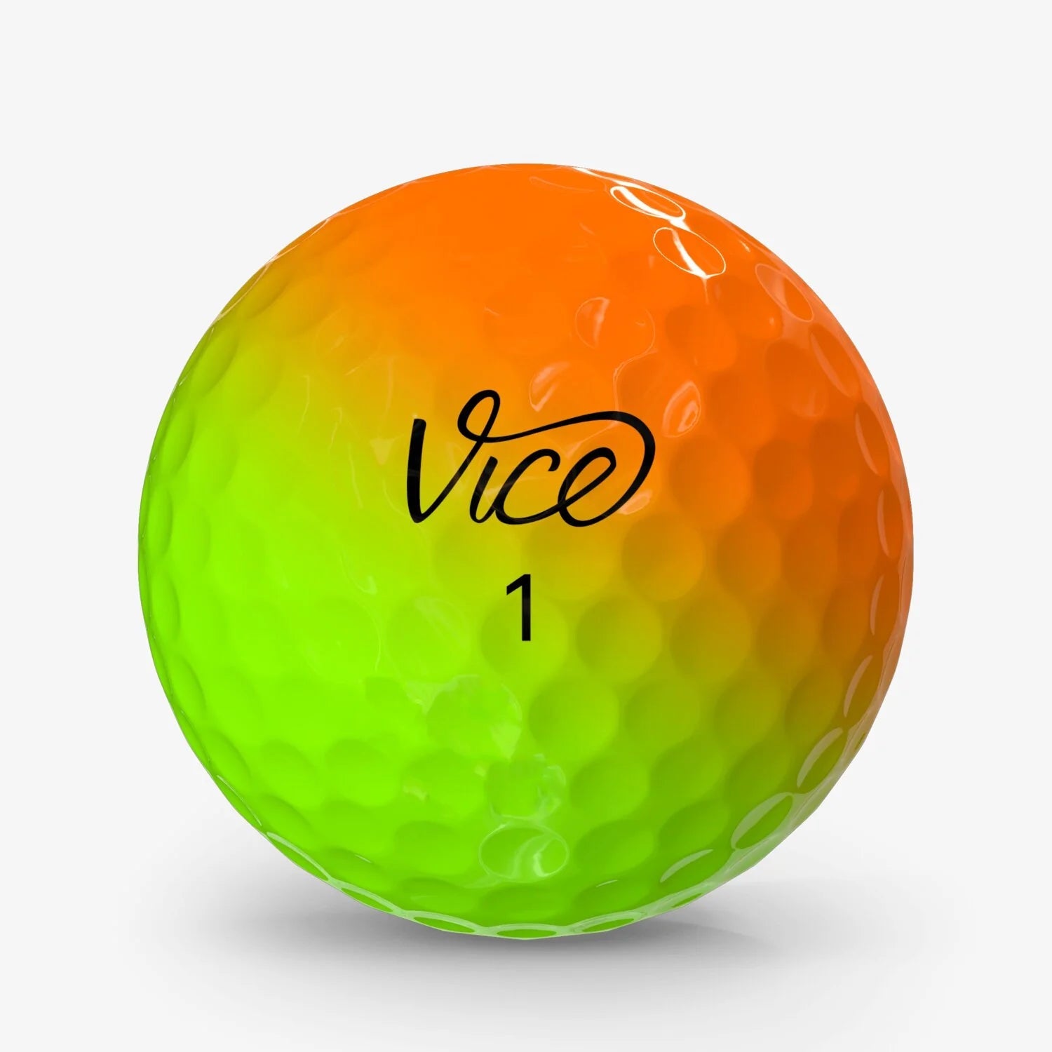 Balles de golf Vice - Pro plus - Degradé orange et jaune - Horslimits - balles de golf