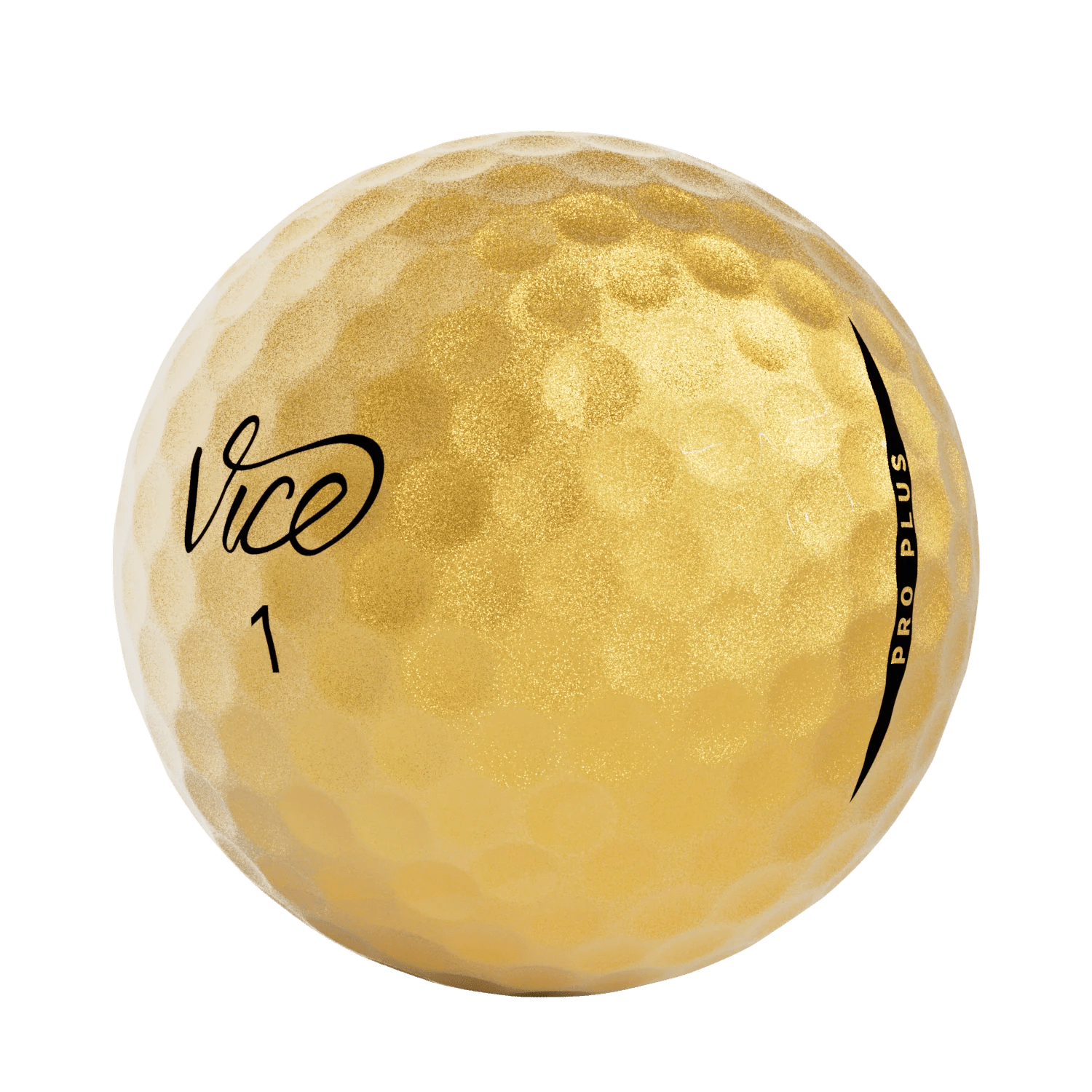 Balles de golf Vice - Pro plus - Gold - Horslimits - balles de golf