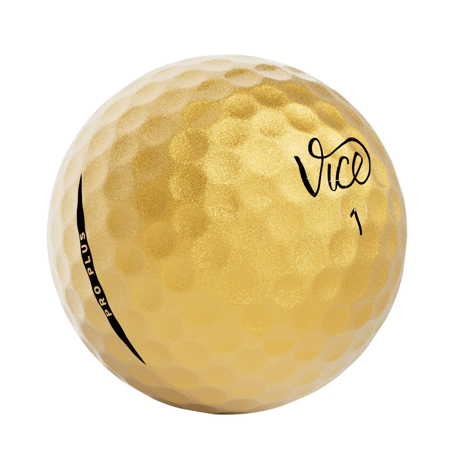 Balles de golf Vice - Pro plus - Gold - Horslimits - balles de golf