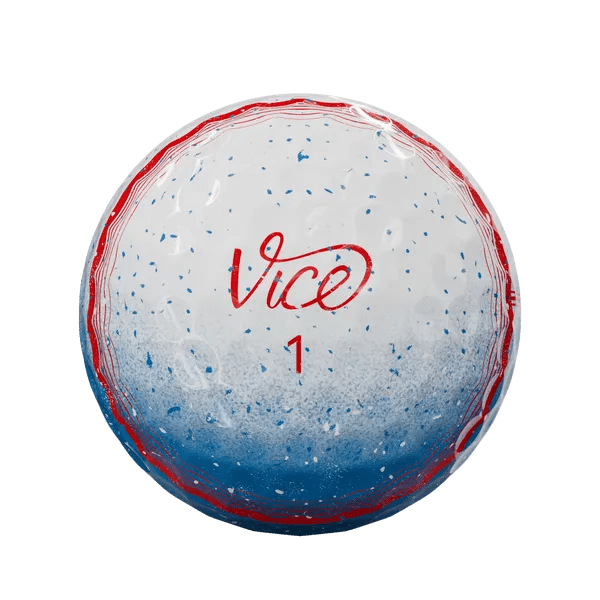 Balles de golf Vice - Pro Plus - Tracer Spécial Bleu - rouge - Horslimits - balles de golf