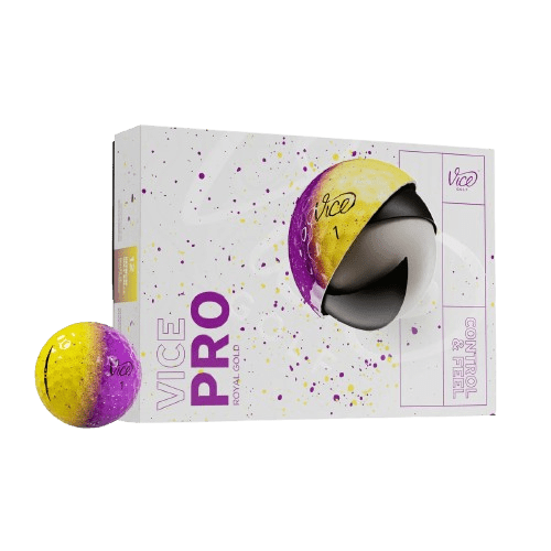 Balles de golf Vice - Pro - Royal Gold - Horslimits - balles de golf