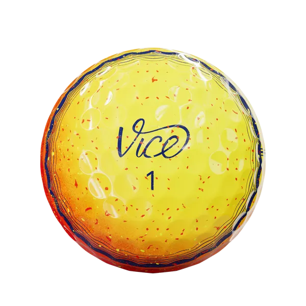 Balles de golf Vice - Pro Tracer - Spécial Jaune - Orange - Horslimits - balles de golf