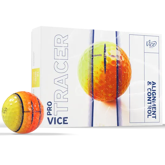 Balles de golf Vice - Pro Tracer - Spécial Jaune - Orange - Horslimits - balles de golf