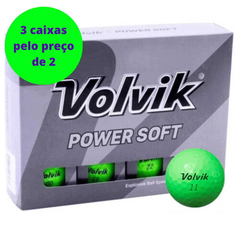 Balles de golf Volvik - Power - Soft x12 Vert - Horslimits - balles de golf