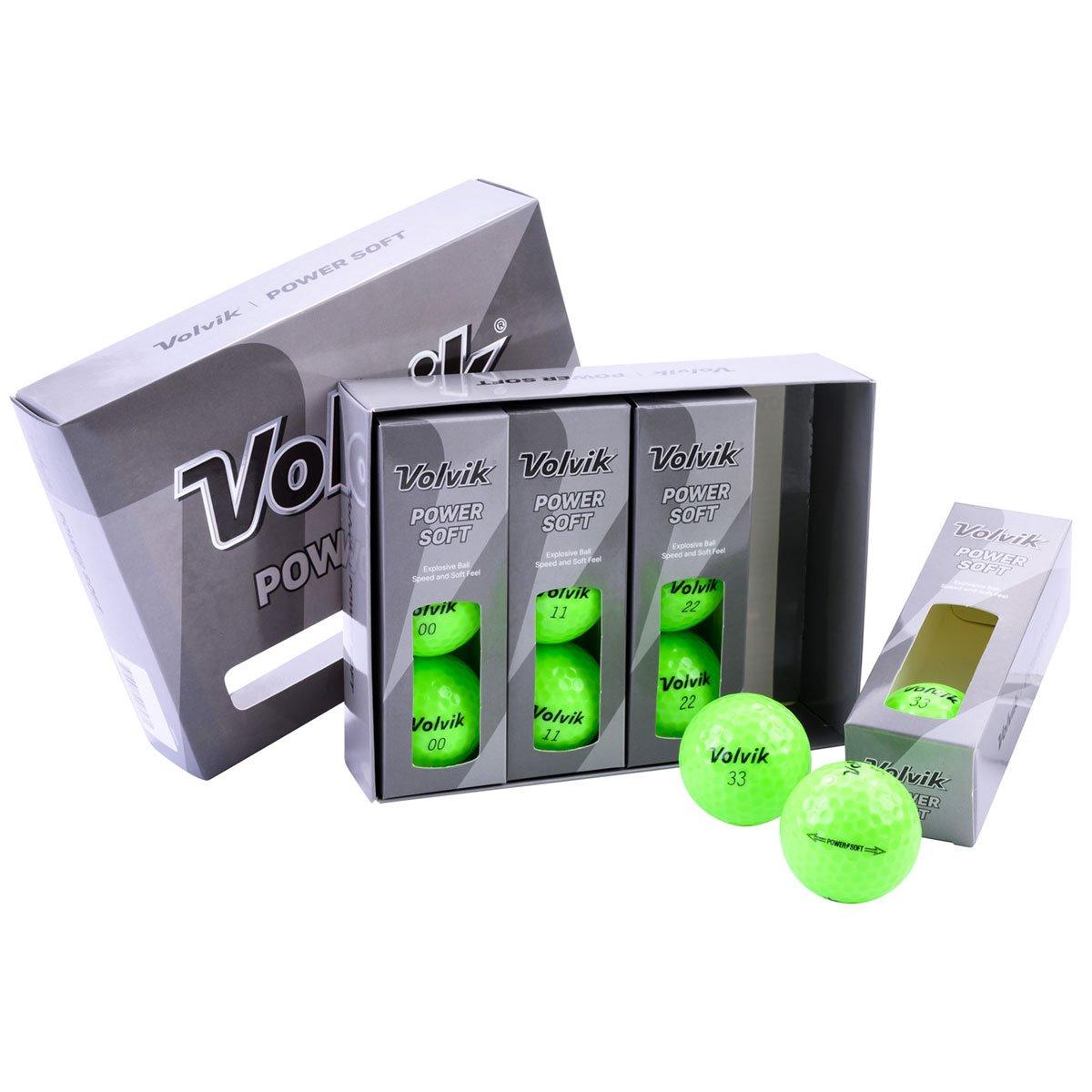 Balles de golf Volvik - Power - Soft x12 Vert - Horslimits - balles de golf