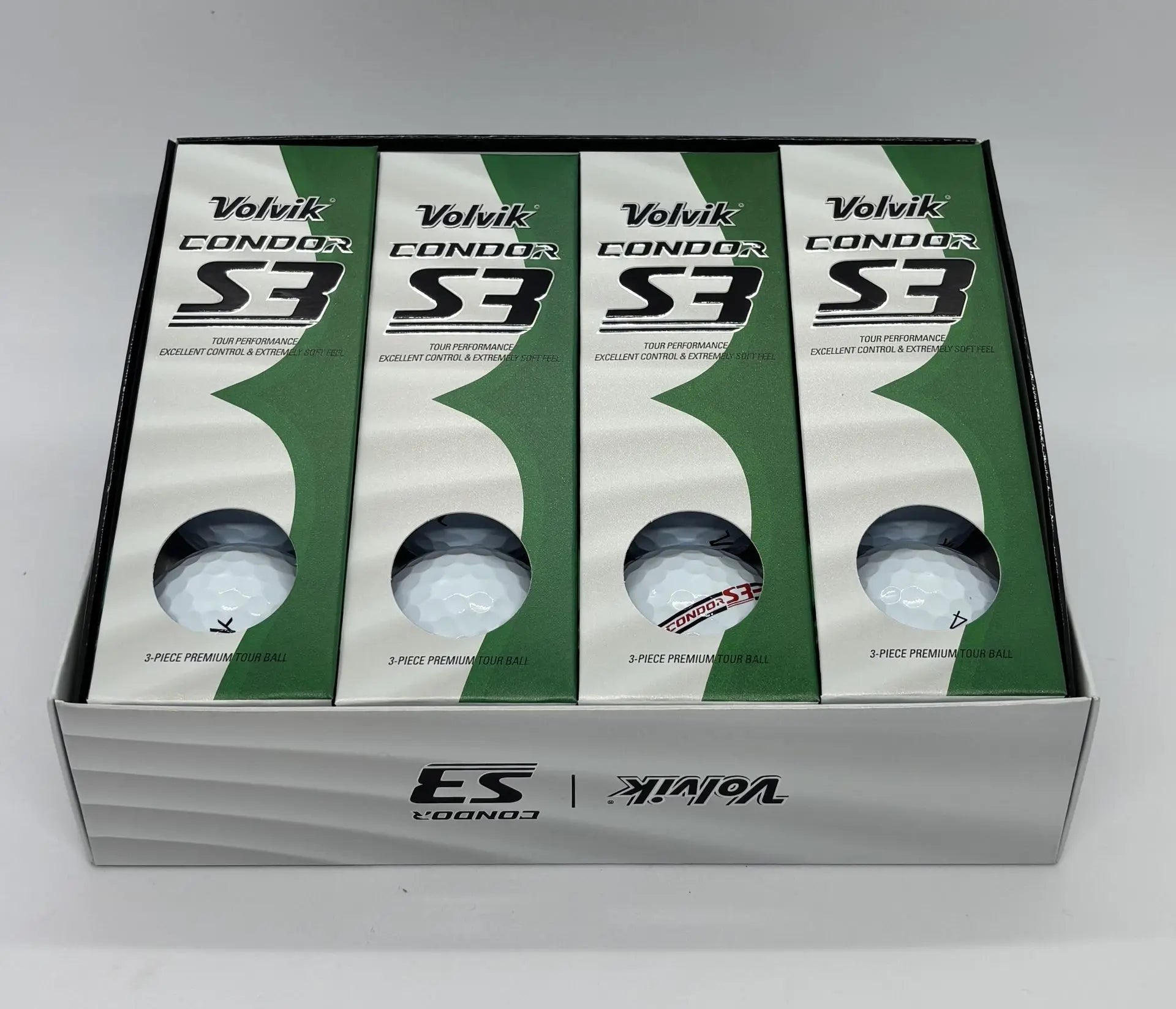 Balles de golf Volvik - S3 Condor x12 Blanc - Horslimits - balles de golf
