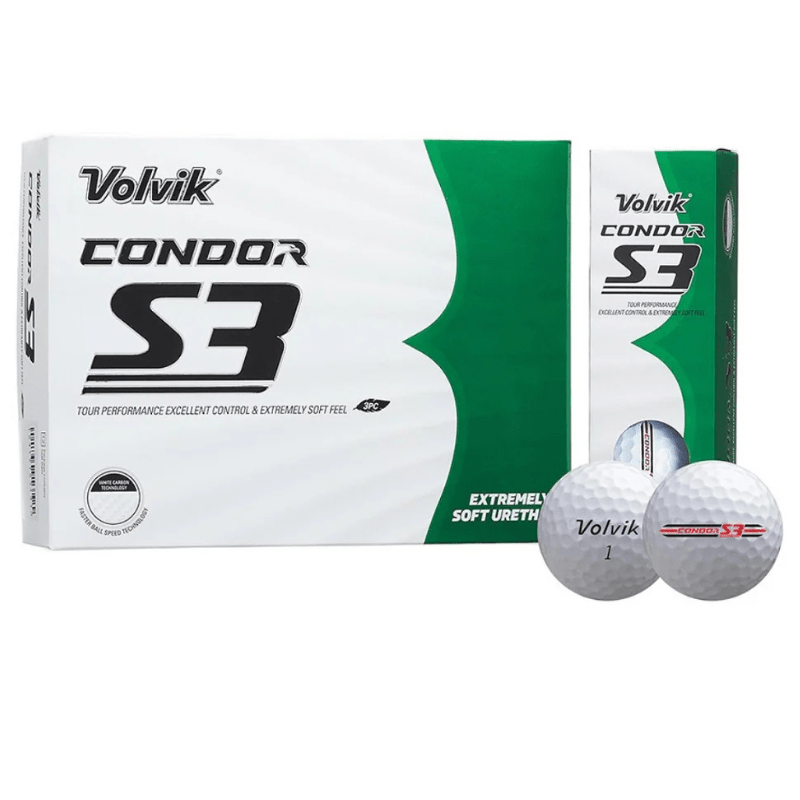 Balles de golf Volvik - S3 Condor x12 Blanc - Horslimits - balles de golf