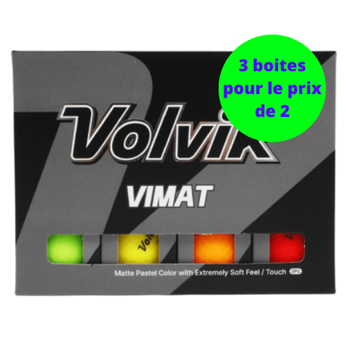 Balles de golf Volvik -Vimat x12 Multicolore - Horslimits - balles de golf