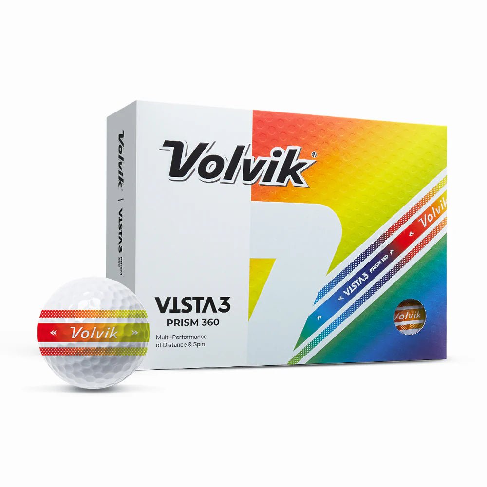 Balles de golf Volvik - Vista 3 Prism 360° x12 - Horslimits - balles de golf