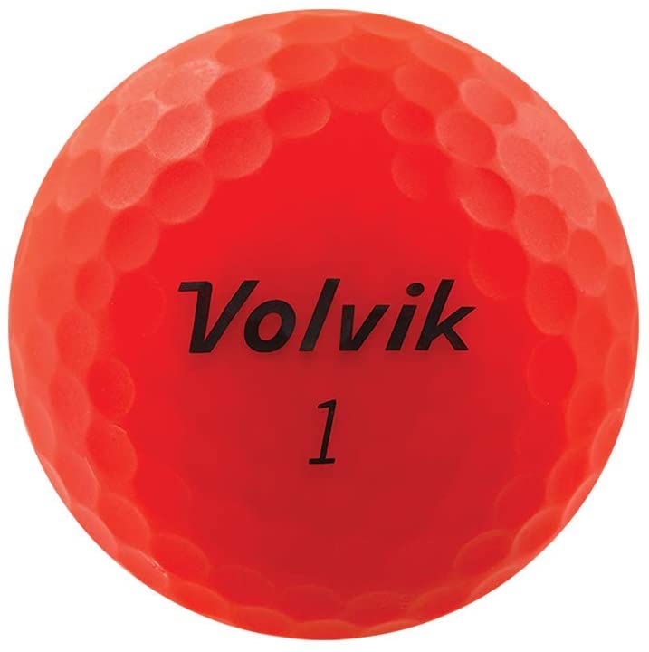 Balles de golf Volvik -Vivid Matte x12 Rouge - Horslimits - balles de golf