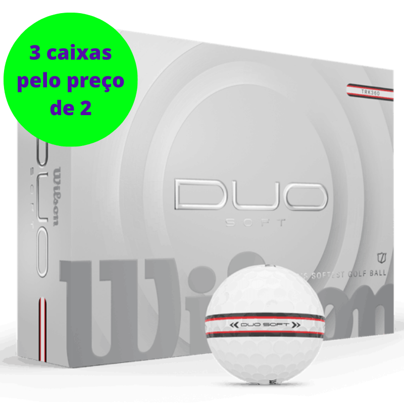 Balles de golf Wilson - Duo Soft TRK 360 x12 Blanches - Horslimits - balles de golf