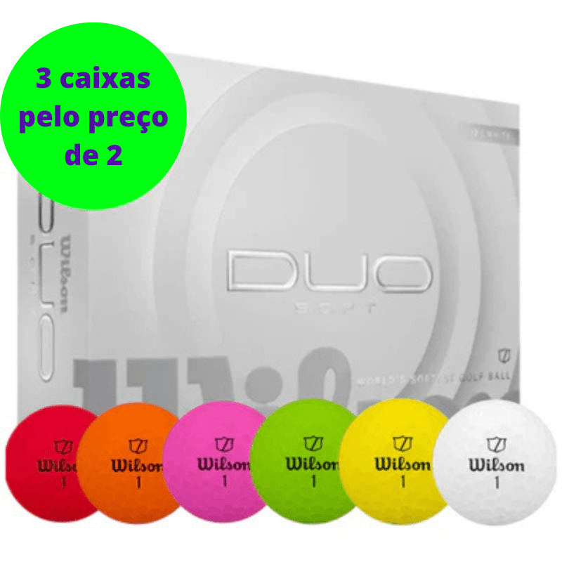 Balles de golf Wilson - Duo Soft+ x12 - Horslimits - balles de golf