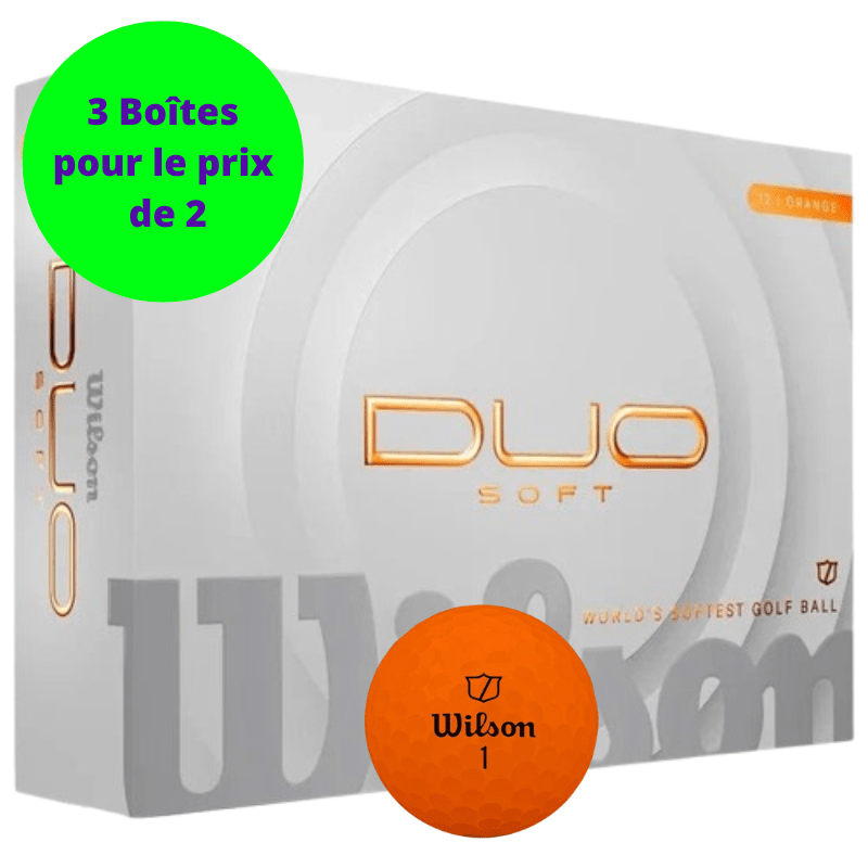 Balles de golf Wilson - Duo Soft+ x12 - Horslimits - balles de golf