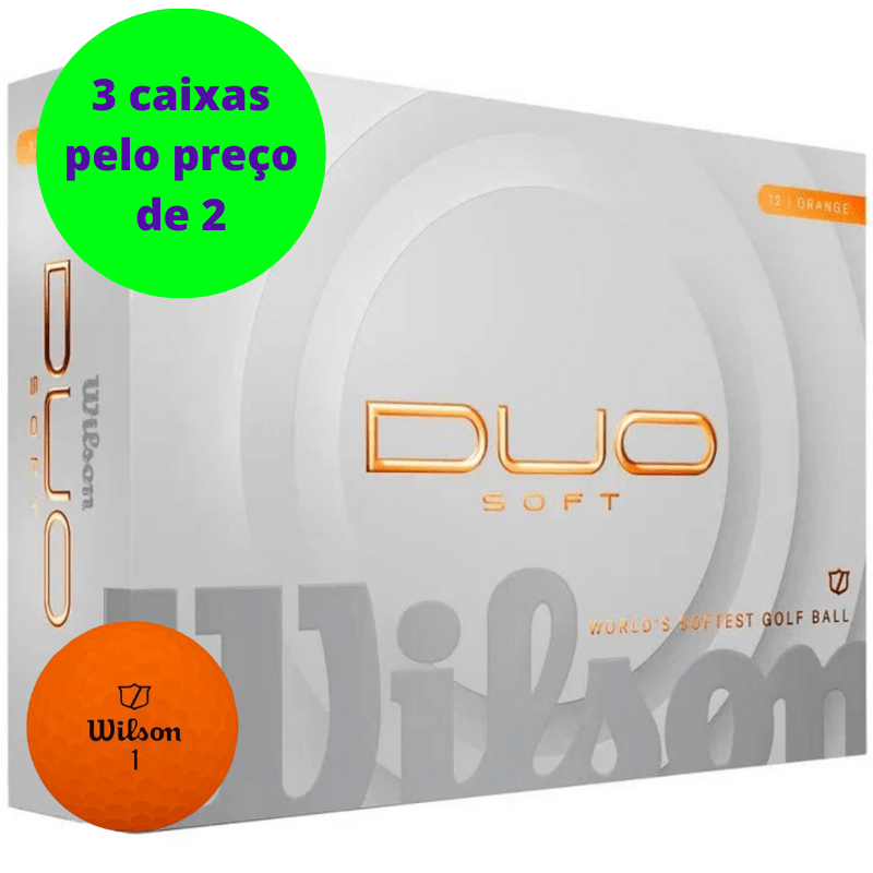 Balles de golf Wilson - Duo Soft+ x12 Orange - Horslimits - balles de golf